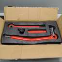 Front Forged Adjustable Track Bar for 1.5-8" Lift 2017-2022 Ford F250/F350 4WD Track BarRed