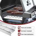 Hiorucet Grill Parts for Broil King 9864-27, 9865-24, 9865-27, 9865-54, 9865-57, 9865-74, 9865-77, 9867-74, 9867-77, Connaisseur 90, Signet 20 40 70 90, Cast Iron Grill Grates, Heat Plates, Burners