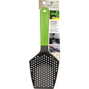 Cold Life Easy to Clean Sifting Litter Scoop Shovel for Small Pets Or Reptile Terrarium Sand Waste,Green,9 inches