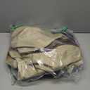 Outdoor Patio Furniture Cover - Heavy Duty Waterproof 600D Tough Canvas Protector for Round Table Cover, All-Season Dining Table and Chair Cover (48"DIAx28"H) (Beige & Brown)