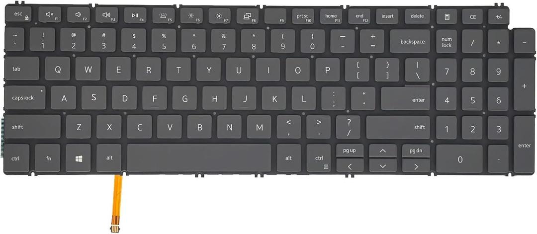 Replacement Keyboard for Dell Latitude 15 3520,Inspiron 15 3510 3511 3515 5510 5515 5518,Vostro 3510 3520 5510 5515 7510 7620 Series Laptop with Backlit US Layout