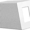 BESTTEN (20 Pack) USWP4 Matte White Series 1-Gang Decorator Screwless Wall Plate, Decor Outlet Cover, H4.69 x W2.91, for Light Switch, Dimmer, USB, GFCI, Receptacle, UL Listed