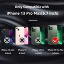 MCFANCE Magnetic for iPhone 13 Pro Max Case, Compatible with MagSafe, [Full Camera Protection] Anti-Scratch Microfiber Lining Phone Case, 6.7" 2021, Navyblue