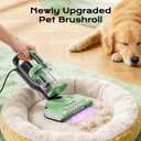 MYUAKO Mattress Vacuum Cleaner with UV-C Light & 140F Constant Heat, 20Kpa Powerful Suction Bed Vacuum for Pet Hair, Dander Baby Crib, Dual-Cup System with Extra HEPA Filter, Lightweight&16ft Cord