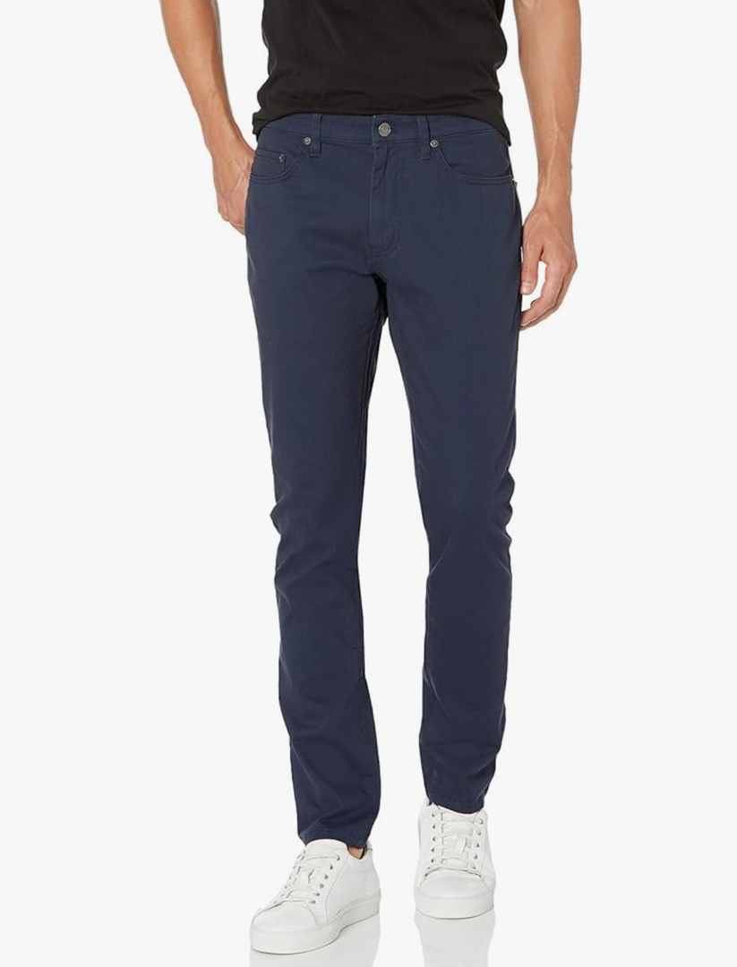 Amazon Essentials Slim Pants Navy Blue Small