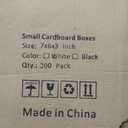 ROTCH 200 Pack 7x6x3'' Small Shipping Boxes, White, Cardboard Corrugated Mailers (M763-200-W)