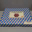 Offelec 14 inches Wooden Chinese Checkers Set, 60+12 Colorful Glass Marbles in 6 Colors, Classic Strategy Games for Adults Kids and Seniors, Fun for Whole Family Board Game (Up to 6 Players)