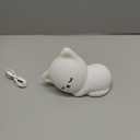 Night Light for Kids,16 Colors Cat Lamp Cute Lamp,Dimmable Baby Night Lights for Nursery,Silicone Rechargeable Nightlight for Kids Room,Kawaii Room Decor,Cat Gifts for Girls Gift for 3-6 Year Old Girl