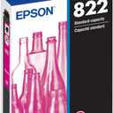 EPSON 822 DURABrite Ultra Ink Standard Capacity Magenta Cartridge (T822320-S) Works with WorkForce Pro WF-3820,3823, 4820, 4830, 4833, 4834 (1 Count (Pack of 1))