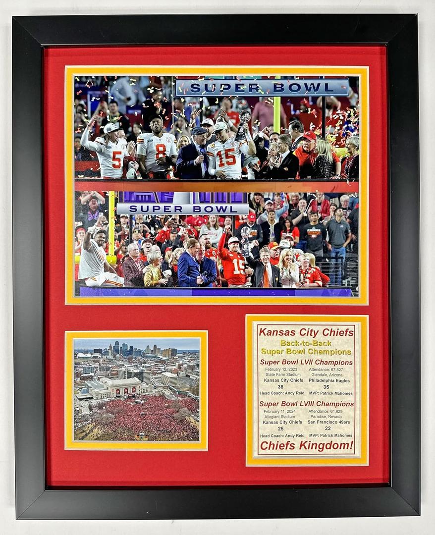2023 LVIII Champions | Framed Photo Collages (12"x15", Back to Back Champs)