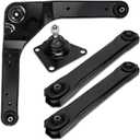 Rear Upper and Lower Control Arm, Ball Joint Compatible with 1999-2004 Jeep Grand Cherokee Suspension Rear Control Arm Kit, 52088422AB K7450 K641869