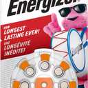 Energizer Hearing Aid Batteries Size 13, Orange Tab (8 Battery Count)