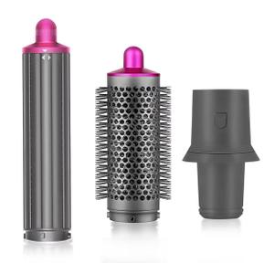 40MM/1.6 inch Long Curling Wand Hair Dryer Attachment forDyson HS01 /HS05 HD01/HD08 Hair Curlers Compatible Curling Wand Hair Dryer