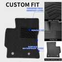 Floor Mats for Nissan Rogue 2021-2025 2026(Not for Sport), Anti-Slip All Weather Car Carpet Floor Liners - 3pc