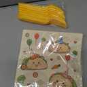 96Pcs Taco Anniversary Party Decorations Taco Bout Love Plates and Napkins Mexican Fiesta Decorations for Wedding Bridal Shower Engagement Anniversary Cinco De Mayo Party Supplies Serves 24