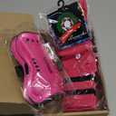 Syhood Soccer Shin Guards and Socks for Toddler Kids Youth, Lightweight Soccer Shin Pads Protective Defender Gear for 3-5, 5-10, 10-15 Years Old Children Teen Boys Girls Sports Game (Pink)