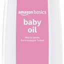 Amazon Basics Baby Oil, Mild & Gentle, Dermatologist Tested, Lightly Scented, 14 Fluid Ounces (Previously Solimo)