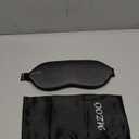 MZOO Luxury Sleep Mask for Back, Side Sleeper, Complete Light Blocking Sleeping Eye Mask Night Blindfold, 3D Zero Pressure & Spacious for Lash Extensions, Breathable Soft Eye Cover Flight Nap Travel (M-gray)