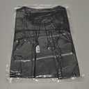 Boys Cotton Long Sleeve Shirts Soft Breathable Crewneck Tees for Kids, Fashion Basic Tops 4-12 Years (Black, XS)