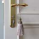 4 Pack Tassel Key Tassel with Loops, Handmade Tassel Craft, DIY Accessories for Home Decoration
