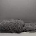 Grey Blanket With 2 Pillow Covers, 88x80 inches Bed Cover, 28x19 Pillow Covers