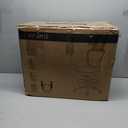 Armless Drafting Chair Tall Office Chair Adjustable Height High Back Ergonomic Desk Chair Drafting Stool Rolling Bar Stools Chairs with Footrest and Wheels (Black)