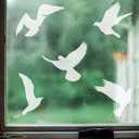 Window Decals to Prevent Bird Strikes, 32 pcs Bird Window Clings Anti Collision Window Sticker for Glass Door