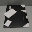 Oterri File Organizer Box, Portable Collapsible Cardboard File Folder Organizer with Handle for Letter Size Hanging Files, Document Storage Box for Home Office & Classroom (2 Packs, Black)