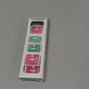 HANKN 6 Pack Hard PC Case for Apple Watch Series 6 5 4 SE 40mm Tempered Glass Screen Protector Case, Full Ultra-Thin Cover Scratch Resistant Film Shockproof Iwatch Bumper Accessories (Rainbow, 40mm) (Red+Orange+Yellow+Green+Blue+Purple)