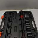 23PCS 1/2-Inch Drive Torque Wrench Set, 10-170FT.LB/13.6-230.5Nm, 1/2 Drive Click Torque Wrench Set, 72-Tooth Dual-Range, 3% Precision Adjustable Torque Wrenches for Cart, Motorcycle, Lug Nut