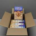 Triscuit Whole Grain Wheat Crackers 4 Flavor Variety Pack, Lunch Snacks, Bulk Snack Crackers, 4 Boxes BB: 28Apr 2026