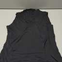 Nasperee Women Sleeveless Mock Turtleneck Tank Tops Slim Fit Stretchy Layer Tee Shirts(Size XL)