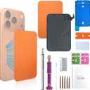 Back Glass Replacement for iPhone 17 Pro Max(6.9 inches,Cosmic Orange) Integrated Glass & Wireless Charging Repair Tools are Included