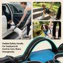 PHOEPET No Pull Dog Harnesses for Small Puppies Reflective Adjustable Front Clip Vest with 2 Metal Leash Attachment Hooks Soft Handle(XS, Blue)