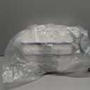 BYUNER 2Pack Shower Caddy Dorm: Portable Bathroom Caddy Organizer with Handle and Holes, Plastic Cleaning Caddy, Hard Shower Basket Storage Tote for Toiletry, College Dorm Room Essentials White/Silver