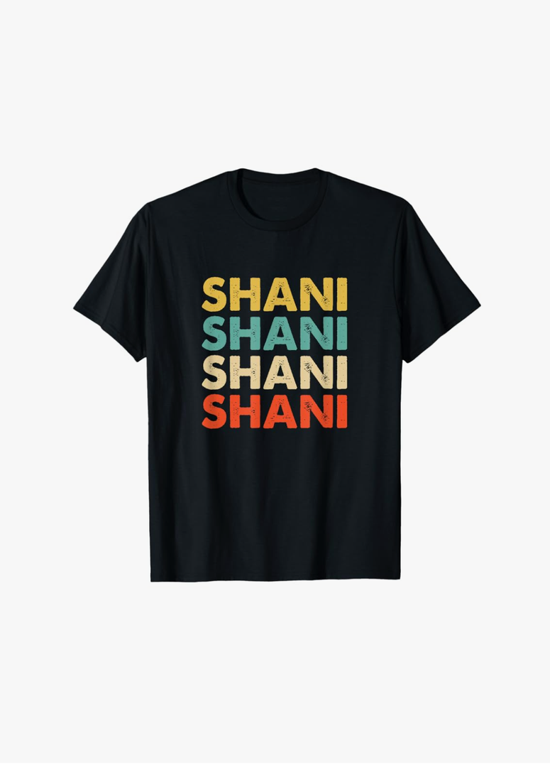 Shani Name T-Shirt, Size: M
