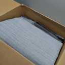 10x13 Area Rug Extra Large Moroccan Trellis Machine Washable Rug Vintage Medallion Distressed Accent Rug Stain Resistant Non-Slip Floor Cover Carpet for Living Room Bedroom, Blue/Grey