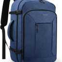 Travel Backpack for Women/Men,Waterproof Carry On Back pack with Laptop Compartment,Travel Essentials Backpack for Traveling,Business Hiking,Casual,Gym(Blue)