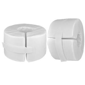 Foot Support Pillows for Pressure Sores, 1 Pairs of Ankle Heel Elevator Protection Support Pillow for Soreness and Healing, White