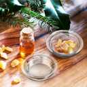 4.92 Inch Glass Replacement Dish for Wax Melts Aromatherapy Disc Accessory Bowl Replacement Home Fragrance Warmer Plate