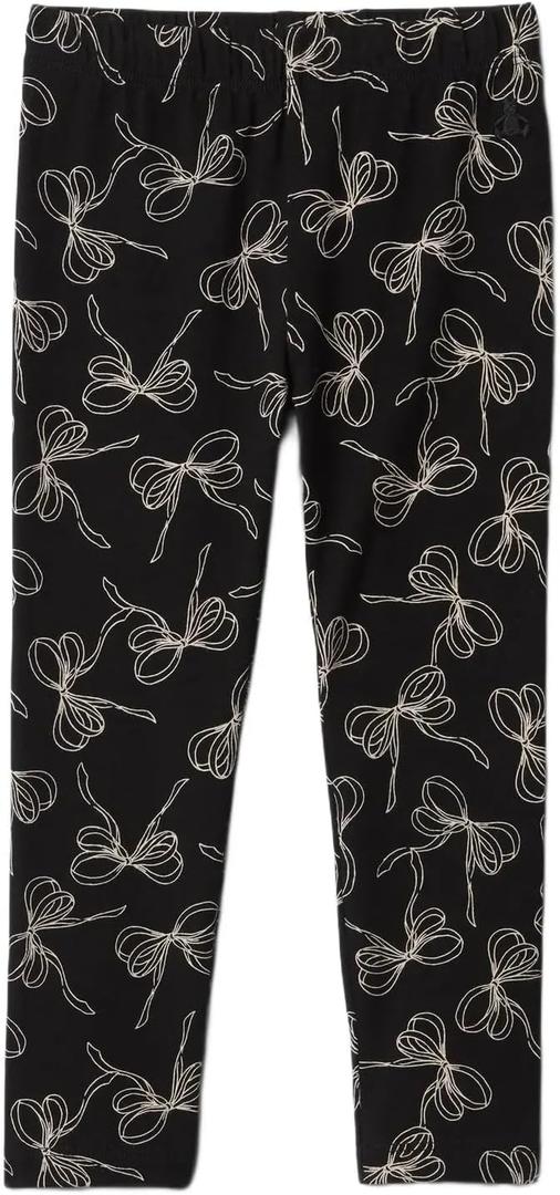 Gap Baby Girls' Pull-on Leggings (4T, True Black V2)