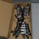 Legging Organizer for Closet, Metal Yoga Pants Hangers 4 Pack w/10 Clips Holds 40 Leggings, Space Saving Hanging Closet Organizer w/Rubber Coated Closet Organizers and Storage, Black