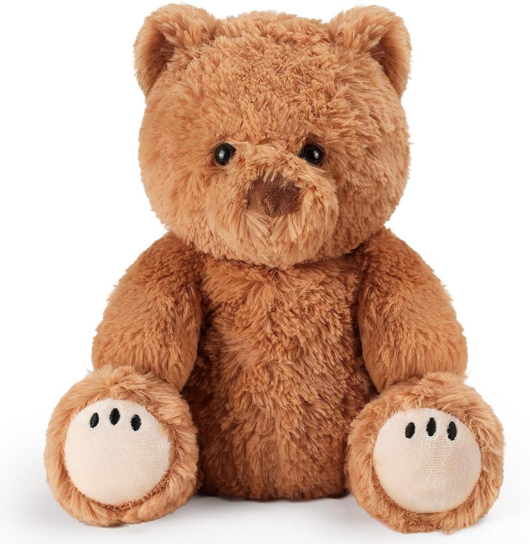 Teddy Bear Microwavable Weighted Stuffed Animals for Kids,Heating Pads Plush Bear for Period Cramps, Lavender Scented Hot&Cold Use Comforts Stress&Pain, Cozy Toy Gifts for Gils Boys Adults