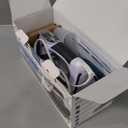 BEAUTURAL 1800-Watt Steam Iron with Digital LCD Screen, Double-Layer and Ceramic Coated Soleplate, 3-Way Auto-Off, 9 Preset Temperature and Steam Settings for Variable Fabric Gray