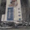 CozyLux Queen Comforter Set Black - Bed in a Bag Queen Size 7 Pieces, Luxury Soft Bed Set for All Seasons, Bedding Set with Down Alternative Comforter, Sheets, Pillowcases & Shams