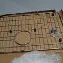 Kitchen Sink Grid and Sink Protectors, Stainless Steel Sink Grids for Bottom of Kitchen Sinks, 26" x 14" with Rear Drain for Single Bowl Sinks, 26" x 14 1/16"