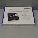 Newentor Weather Station Wireless Indoor Outdoor Thermometer, Color Display Digital Weather Thermometer with Atomic Clock, Barometric Pressure, Forecast Station with Adjustable Backlight,Black,3Sensor