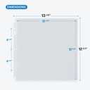 Dunwell Scrapbook Refill Pages 12x12 - (100 Pack) Super Heavyweight, Fits 3-Ring Scrapbooking Binders, Standard 12 x 12 Photo Album Pages, Sheet Protectors, Paper Inserts Not Included