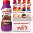 Premier Protein Shake, 8 Flavor Variety Pack, 30g Protein, No Added Sugar, 24 Vitamins & Minerals to Support Immune Health, 11.5 fl oz, 8 Pack