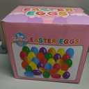 [ 6 Surprise Golden Eggs ] 100 Pack Prefilled Easter Eggs with Assorted Toys Inside, 100 Plastic Easter Eggs Fillers with Toys, Pre-filled Easter Egg Hunt Stuffed, Easter Basket Stuffers